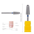 Professional Nail Salo Electric Colorful Bits Tapered Barrel Bit Carbide Art 3/32 Manicure